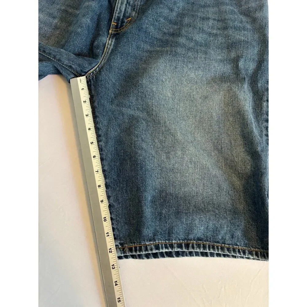 Levi's 569 Men's 44 Denim Shorts Loose Fit Straight‎ 90's Y2K Bermuda Vintage